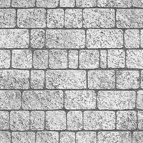 Textures   -   ARCHITECTURE   -   ROADS   -   Paving streets   -   Cobblestone  - Street paving cobblestone texture seamless 07436 - Bump