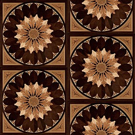 Textures   -   ARCHITECTURE   -   WOOD FLOORS   -  Decorated - decorated floral parquet texture seamless 21425