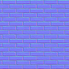 Textures   -   ARCHITECTURE   -   BRICKS   -   Facing Bricks   -   Smooth  - facing smooth bricks PBR texture seamless 21739 - Normal
