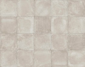 Textures   -   ARCHITECTURE   -   TILES INTERIOR   -   Cement - Encaustic   -  Cement - Old concrete tiles texture seamless 21400