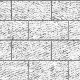 Textures   -   ARCHITECTURE   -   PAVING OUTDOOR   -   Concrete   -   Blocks regular  - Paving outdoor concrete regular block texture seamless 05730 - Bump