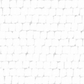Textures   -   ARCHITECTURE   -   ROADS   -   Paving streets   -   Cobblestone  - Street paving cobblestone texture seamless 07437 - Ambient occlusion