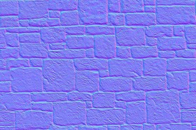 Textures   -   ARCHITECTURE   -   STONES WALLS   -   Stone blocks  - Wall stone blocks texture seamless 20494 - Normal