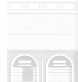 Textures   -   ARCHITECTURE   -   CONCRETE   -   Plates   -   Clean  - Concrete plates wall horizontal texture seamless 18046 - Ambient occlusion
