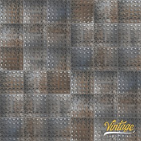 Textures  - Tiles metal effect pbr texture seamless 22342