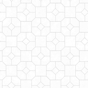 Textures   -   ARCHITECTURE   -   PAVING OUTDOOR   -   Pavers stone   -   Blocks mixed  - Pavers stone mixed size texture seamless 06193 - Ambient occlusion
