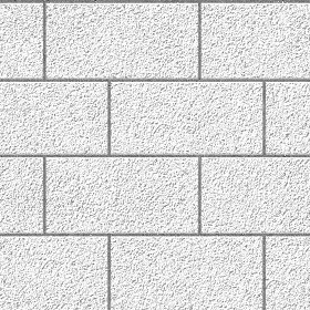 Textures   -   ARCHITECTURE   -   PAVING OUTDOOR   -   Concrete   -   Blocks regular  - Paving outdoor concrete regular block texture seamless 05732 - Bump
