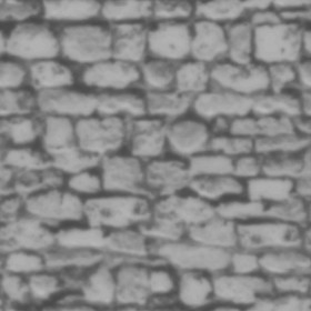 Textures   -   ARCHITECTURE   -   STONES WALLS   -   Stone walls  - Old wall stone texture seamless 08496 - Displacement