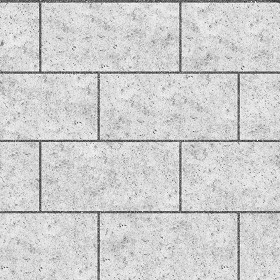 Textures   -   ARCHITECTURE   -   PAVING OUTDOOR   -   Concrete   -   Blocks regular  - Paving outdoor concrete regular block texture seamless 05733 - Bump