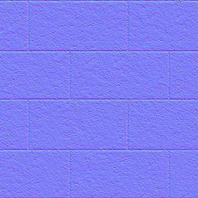 Textures   -   ARCHITECTURE   -   PAVING OUTDOOR   -   Concrete   -   Blocks regular  - Paving outdoor concrete regular block texture seamless 05733 - Normal