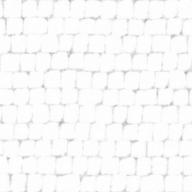 Textures   -   ARCHITECTURE   -   ROADS   -   Paving streets   -   Cobblestone  - Street porfido paving cobblestone texture seamless 07440 - Ambient occlusion