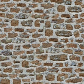 Textures   -   ARCHITECTURE   -   STONES WALLS   -  Stone walls - Old wall stone texture seamless 08497