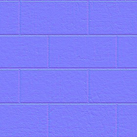 Textures   -   ARCHITECTURE   -   PAVING OUTDOOR   -   Concrete   -   Blocks regular  - Paving outdoor concrete regular block texture seamless 05734 - Normal