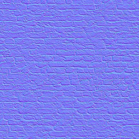 Textures   -   ARCHITECTURE   -   BRICKS   -   Damaged bricks  - Damaged bricks texture seamless 00112 - Normal
