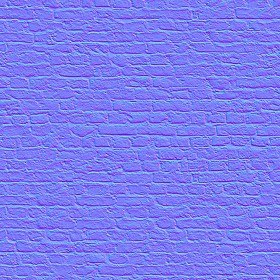 Textures   -   ARCHITECTURE   -   BRICKS   -   Damaged bricks  - Damaged bricks texture seamless 00112 - Normal