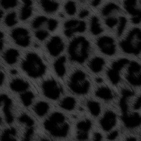 Textures   -   MATERIALS   -   FUR ANIMAL  - Gray leopard faux fake fur animal texture seamless 09561 - Displacement