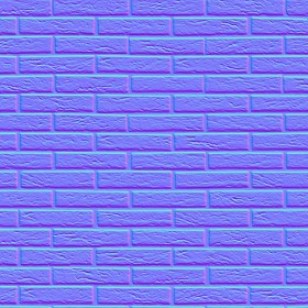 Textures   -   ARCHITECTURE   -   BRICKS   -   White Bricks  - White bricks texture seamless 00500 - Normal