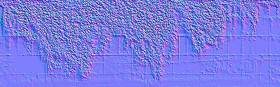 Textures   -   ARCHITECTURE   -   CONCRETE   -   Plates   -   Dirty  - Concrete dirt plates wall texture horizontal seamless 18411 - Normal