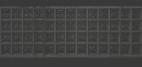 Textures   -   ARCHITECTURE   -   CONCRETE   -   Plates   -   Clean  - Concrete wall with blocks glass texture seamless 19018 - Specular