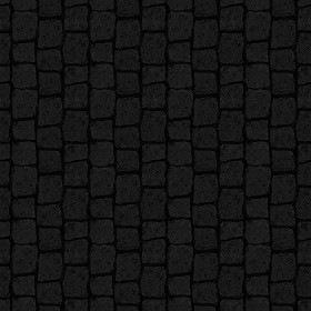 Textures   -   ARCHITECTURE   -   ROADS   -   Paving streets   -   Cobblestone  - Street cotto paving cobblestone texture seamless 17012 - Specular