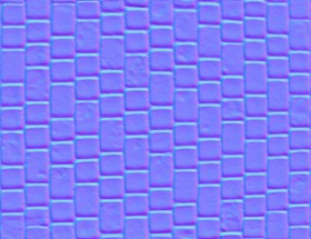 Textures   -   ARCHITECTURE   -   ROADS   -   Paving streets   -   Cobblestone  - Street paving cobblestone texture seamless 18095 - Normal