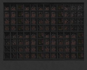 Textures   -   ARCHITECTURE   -   CONCRETE   -   Plates   -   Clean  - Concrete wall with blocks glass texture seamless 19020 - Specular