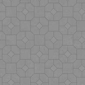 Textures   -   ARCHITECTURE   -   PAVING OUTDOOR   -   Pavers stone   -   Blocks mixed  - Pavers stone mixed size texture seamless 06200 - Displacement