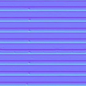 Textures   -   MATERIALS   -   METALS   -   Corrugated  - Orange painted corrugated metal texture seamless 10031 - Normal