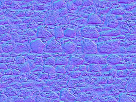 Textures   -   ARCHITECTURE   -   STONES WALLS   -   Stone walls  - Old wall stone texture seamless 08504 - Normal