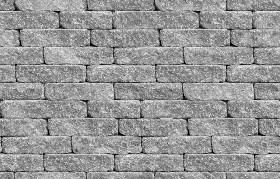 Textures   -   ARCHITECTURE   -   STONES WALLS   -   Stone blocks  - Retaining wall stone blocks texture seamless 20887 - Bump