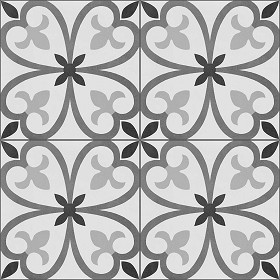 Textures  - cementine tiles Pbr texture seamless 22111