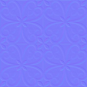Textures   -   ARCHITECTURE   -   TILES INTERIOR   -   Cement - Encaustic   -   Cement  - cementine tiles Pbr texture seamless 22112 - Normal