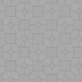 Textures   -   ARCHITECTURE   -   PAVING OUTDOOR   -   Pavers stone   -   Blocks mixed  - Pavers stone mixed size texture seamless 06205 - Displacement