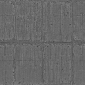 Textures   -   ARCHITECTURE   -   CONCRETE   -   Plates   -   Dirty  - Concrete dirt plates wall texture seamless 01722 - Displacement