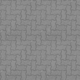 Textures   -   ARCHITECTURE   -   PAVING OUTDOOR   -   Concrete   -   Herringbone  - Concrete paving herringbone outdoor texture seamless 05801 - Displacement