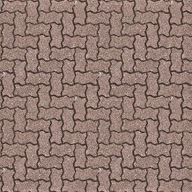 Textures   -   ARCHITECTURE   -   PAVING OUTDOOR   -   Concrete   -   Herringbone  - Concrete paving herringbone outdoor texture seamless 05802 (seamless)