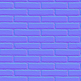 Textures   -   ARCHITECTURE   -   BRICKS   -   Facing Bricks   -   Smooth  - Facing smooth bricks texture seamless 00261 - Normal