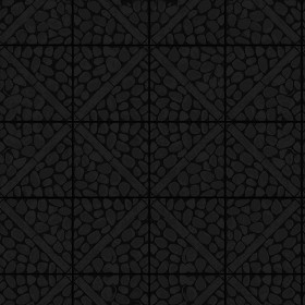 Textures   -   ARCHITECTURE   -   PAVING OUTDOOR   -   Pavers stone   -   Blocks mixed  - Pavers stone mixed size texture seamless 06099 - Specular