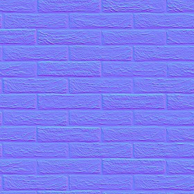 Textures   -   ARCHITECTURE   -   BRICKS   -   Facing Bricks   -   Rustic  - Rustic brick texture seamless 00185 - Normal