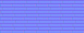 Textures   -   ARCHITECTURE   -   WALLS TILE OUTSIDE  - Wall cladding bricks PBR texture seamless 21539 - Normal