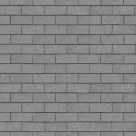 Textures   -   ARCHITECTURE   -   CONCRETE   -   Plates   -   Clean  - Cinder block cladding texture seamless 19369 - Displacement