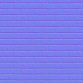 Textures   -   ARCHITECTURE   -   CONCRETE   -   Plates   -   Clean  - Cinder block cladding texture seamless 19369 - Normal