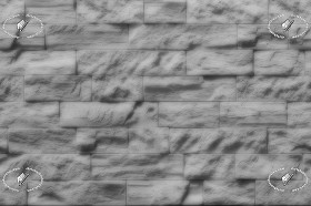 Textures   -   ARCHITECTURE   -   STONES WALLS   -   Claddings stone   -   Interior  - Internal wall cladding stone texture seamless 21187 - Displacement
