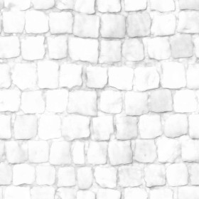 Textures   -   ARCHITECTURE   -   ROADS   -   Paving streets   -   Cobblestone  - Street paving cobblestone texture seamless 21262 - Ambient occlusion