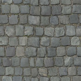 Textures   -   ARCHITECTURE   -   ROADS   -   Paving streets   -  Cobblestone - Street paving cobblestone texture seamless 21262