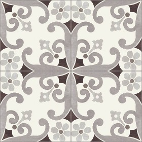Textures   -   ARCHITECTURE   -   TILES INTERIOR   -   Cement - Encaustic   -   Cement  - cementine tiles Pbr texture seamless 22115 (seamless)