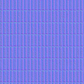 Textures   -   ARCHITECTURE   -   CONCRETE   -   Plates   -   Clean  - Cinder block cladding texture seamless 19739 - Normal