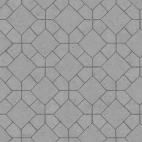 Textures   -   ARCHITECTURE   -   PAVING OUTDOOR   -   Pavers stone   -   Blocks mixed  - Pavers stone regular blocks texture seamless 06209 - Displacement