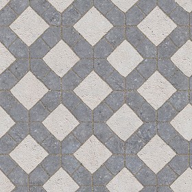 Textures   -   ARCHITECTURE   -   PAVING OUTDOOR   -   Pavers stone   -  Blocks mixed - Pavers stone regular blocks texture seamless 06209