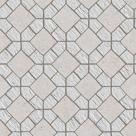 Textures   -   ARCHITECTURE   -   PAVING OUTDOOR   -   Pavers stone   -  Blocks mixed - Pavers stone regular blocks texture seamless 06210